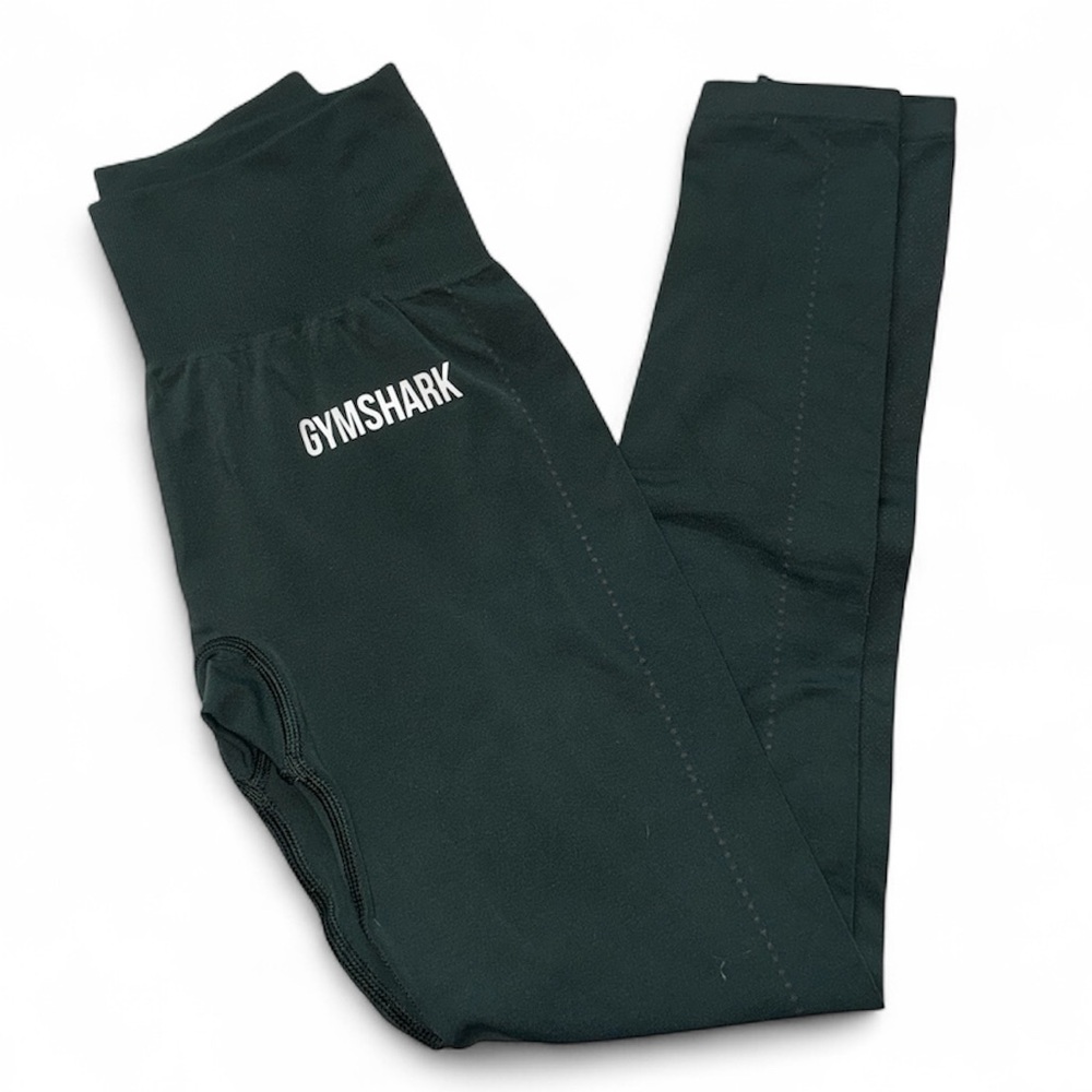 Gymshark seamless leggings dark green